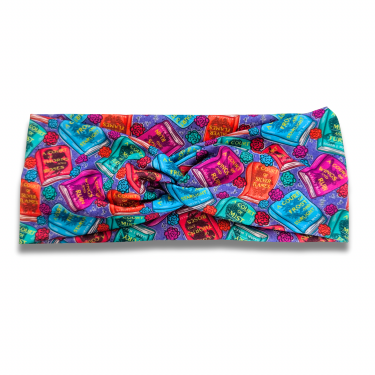 A Court Of (Purple) Sweetheart Headband (or removable tie option) Sewing Sweethearts Sweetheart