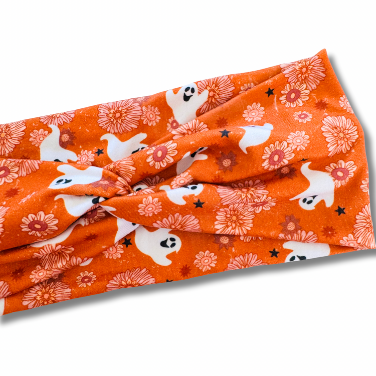 Boho Ghosts Sweetheart (or removable tie option) Sewing Sweethearts