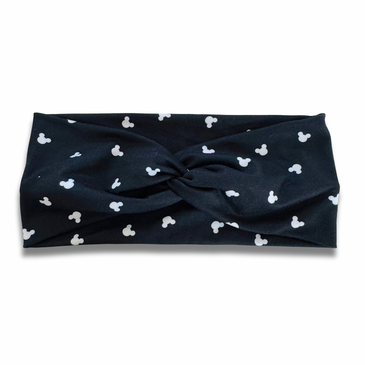 Classic Mouse Sweetheart Headband (or removable tie option) Sewing Sweethearts Sweetheart