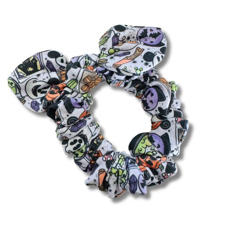 Spooky Mouse Potions Bow Scrunchie Sewing Sweethearts