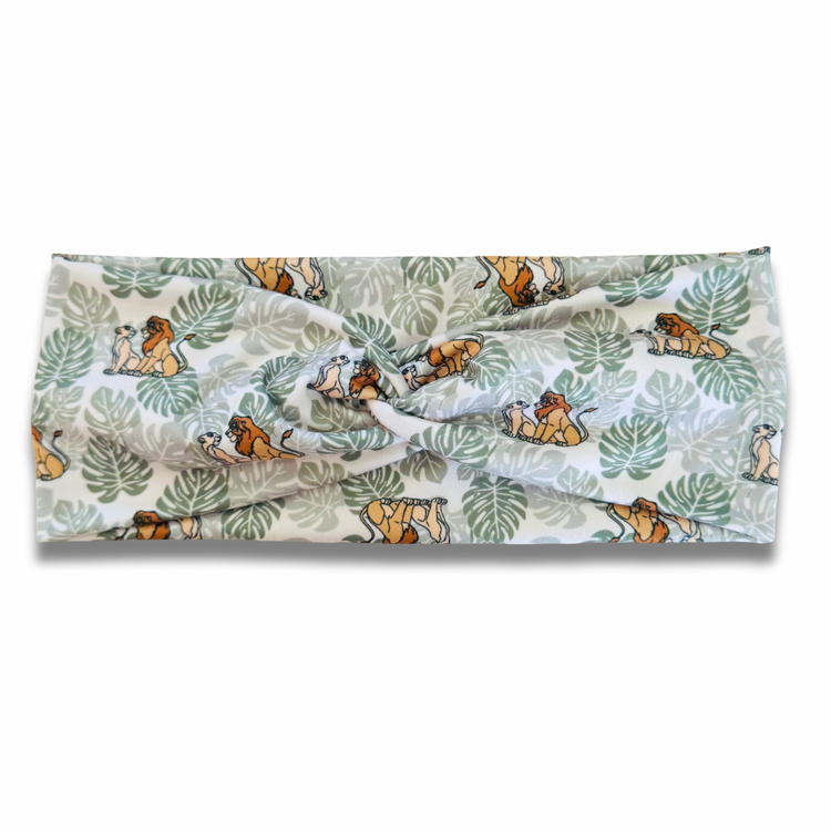 Lions Sweetheart Headband (or removable tie option) Sewing Sweethearts Sweetheart