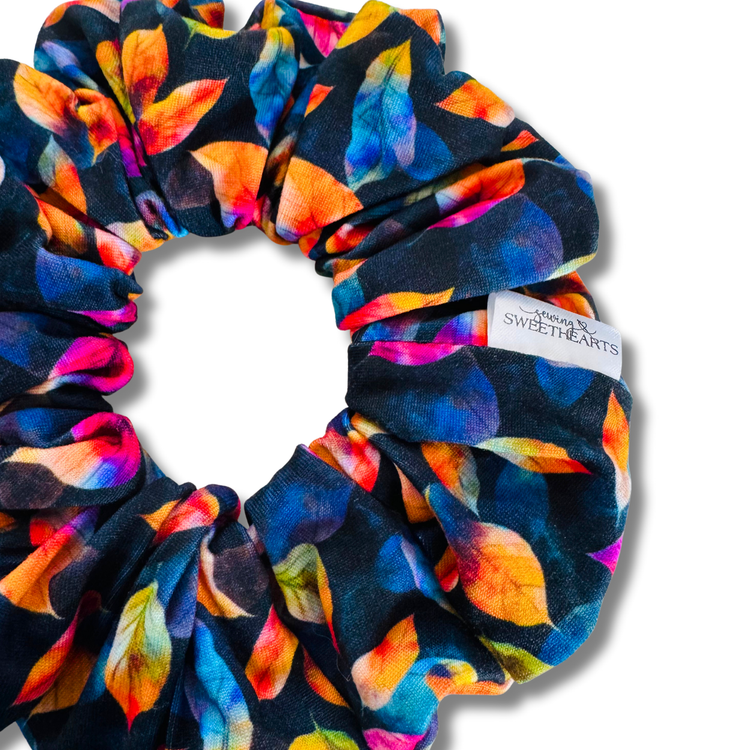 Falling Leaves Scrunchie Sewing Sweethearts