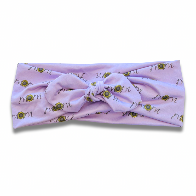 Mom Sweetheart Headband (or removable tie option) Sewing Sweethearts Sweetheart with Removable Tie