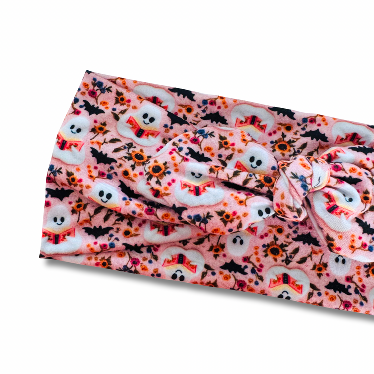 Reading Ghouls Sweetheart Headband (or removable tie option) Sewing Sweethearts