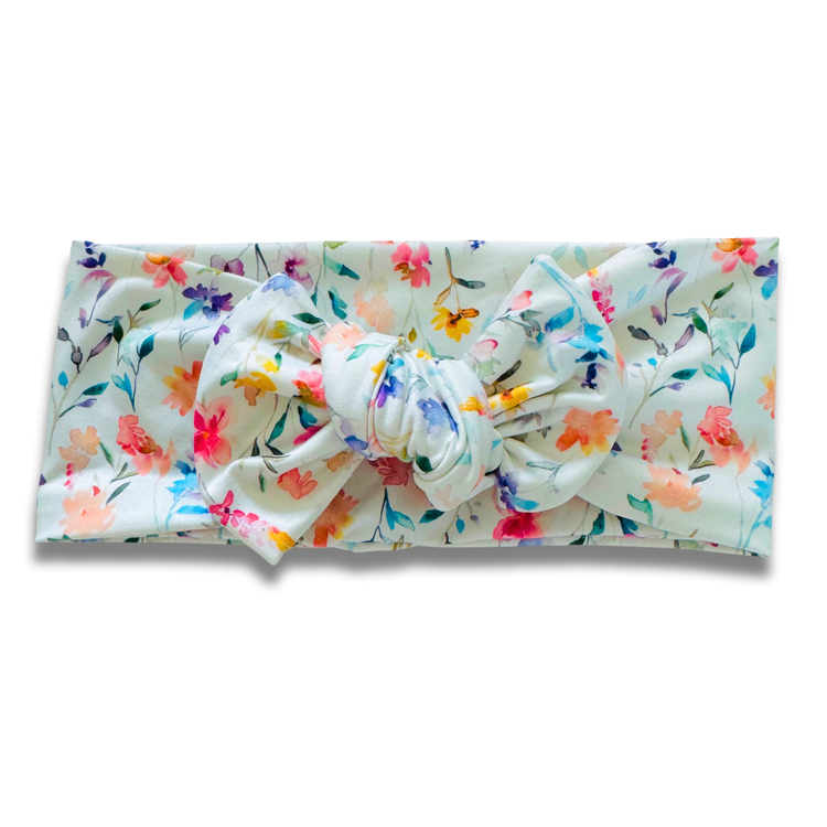Bright Wildflowers Sweetie Headband Sewing Sweethearts