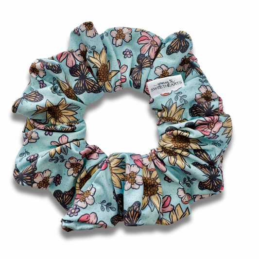 Butterfly Blossoms Scrunchie  Sewing Sweethearts   