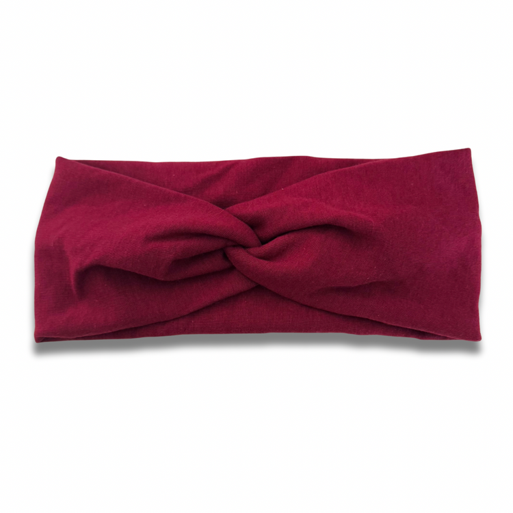 Cranberry Bamboo Fleece Ear Warmer Sewing Sweethearts
