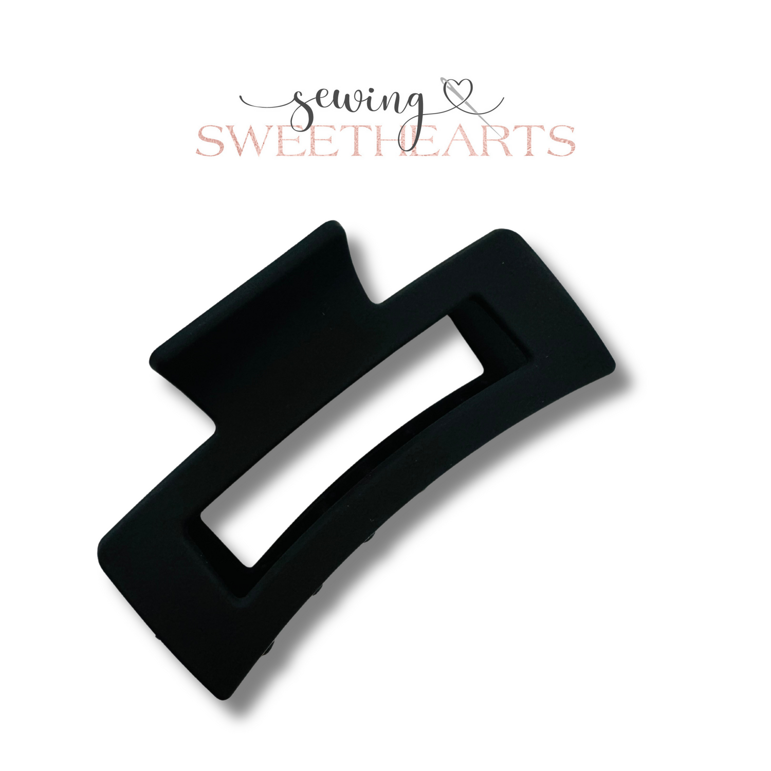 Claw Clips / 8.5 cm  Sewing Sweethearts Black  