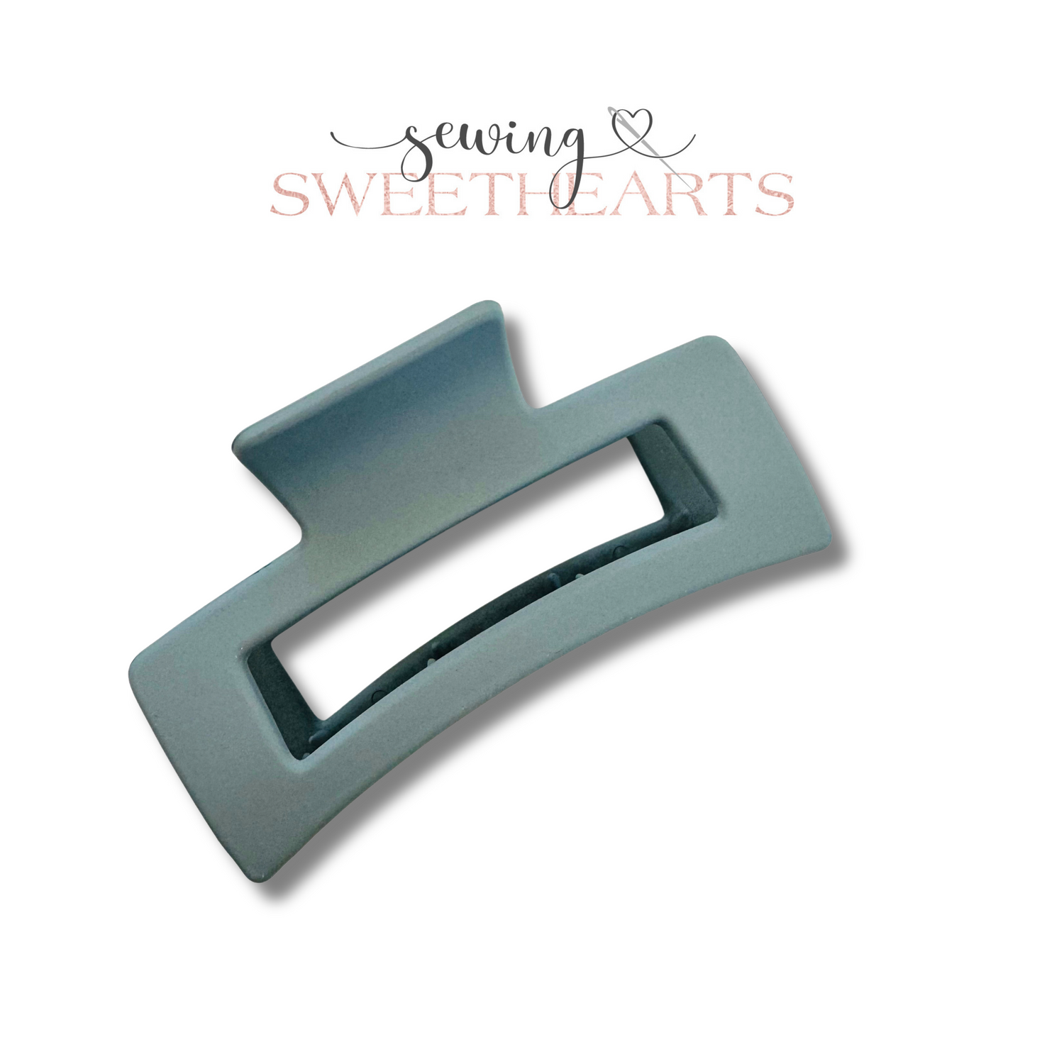 Claw Clips / 8.5 cm  Sewing Sweethearts Grey  