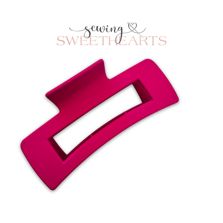 Claw Clips / 10.5 cm  Sewing Sweethearts bright pink  