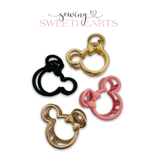 Mouse Claw Clips / 4 cm  Sewing Sweethearts   