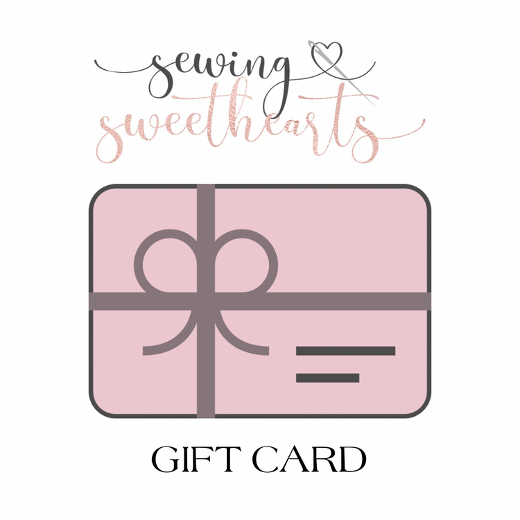Sewing Sweethearts Gift Card Gift Cards Sewing Sweethearts