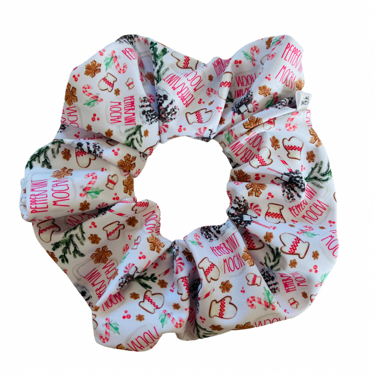 Peppermint Mocha Scrunchie Scrunchies Sewing Sweethearts