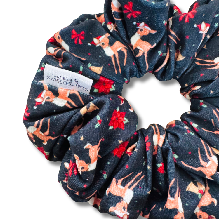 On Dasher, On Dancer Scrunchie