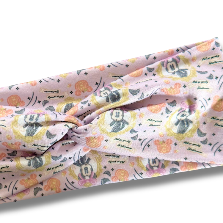 Not So Scary Mouse Sweetheart Headband (or removable tie option) Sewing Sweethearts