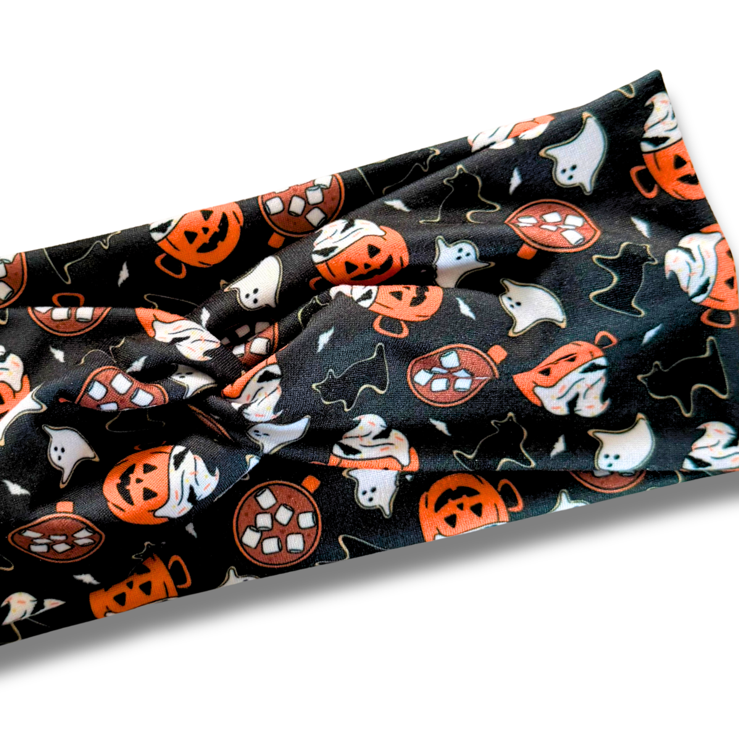 Spooky Coffee & Treats Sweetheart Headband (or removable tie option) Sewing Sweethearts