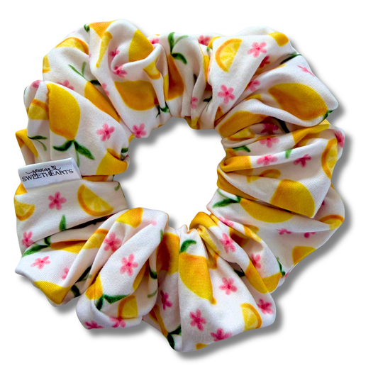Lemons Scrunchie Sewing Sweethearts
