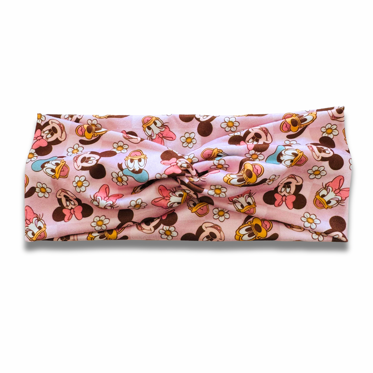 Daisy Mouse Sweetheart Headband (or removable tie option) Sewing Sweethearts Sweetheart