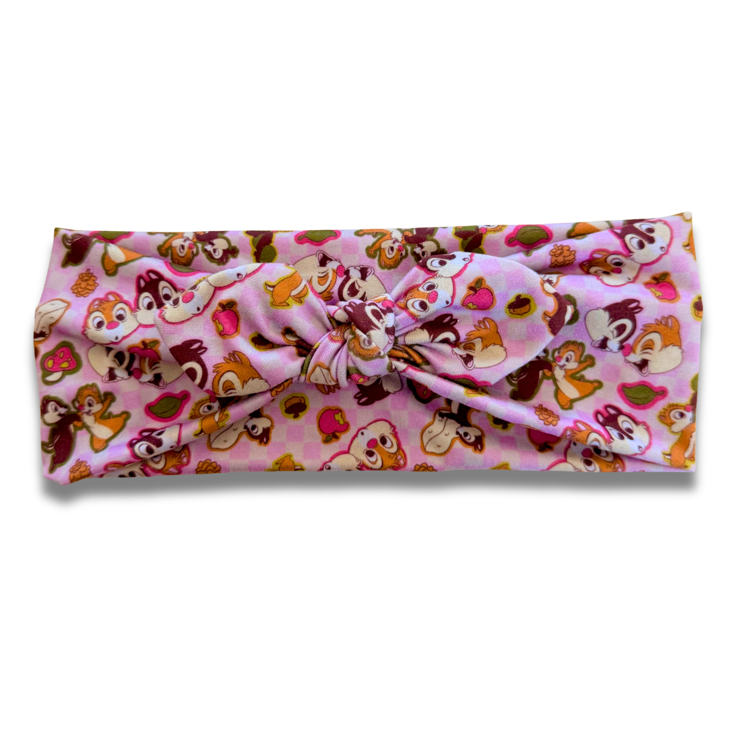 Fall Chipmunks Sweetheart Headband (or removable tie option) Sewing Sweethearts Sweetheart with Removable Tie
