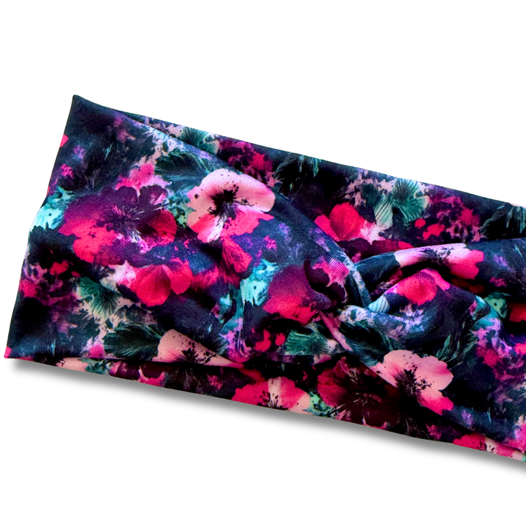 Vibrant Tropics Sweetheart Headband (or removable tie option) Sewing Sweethearts