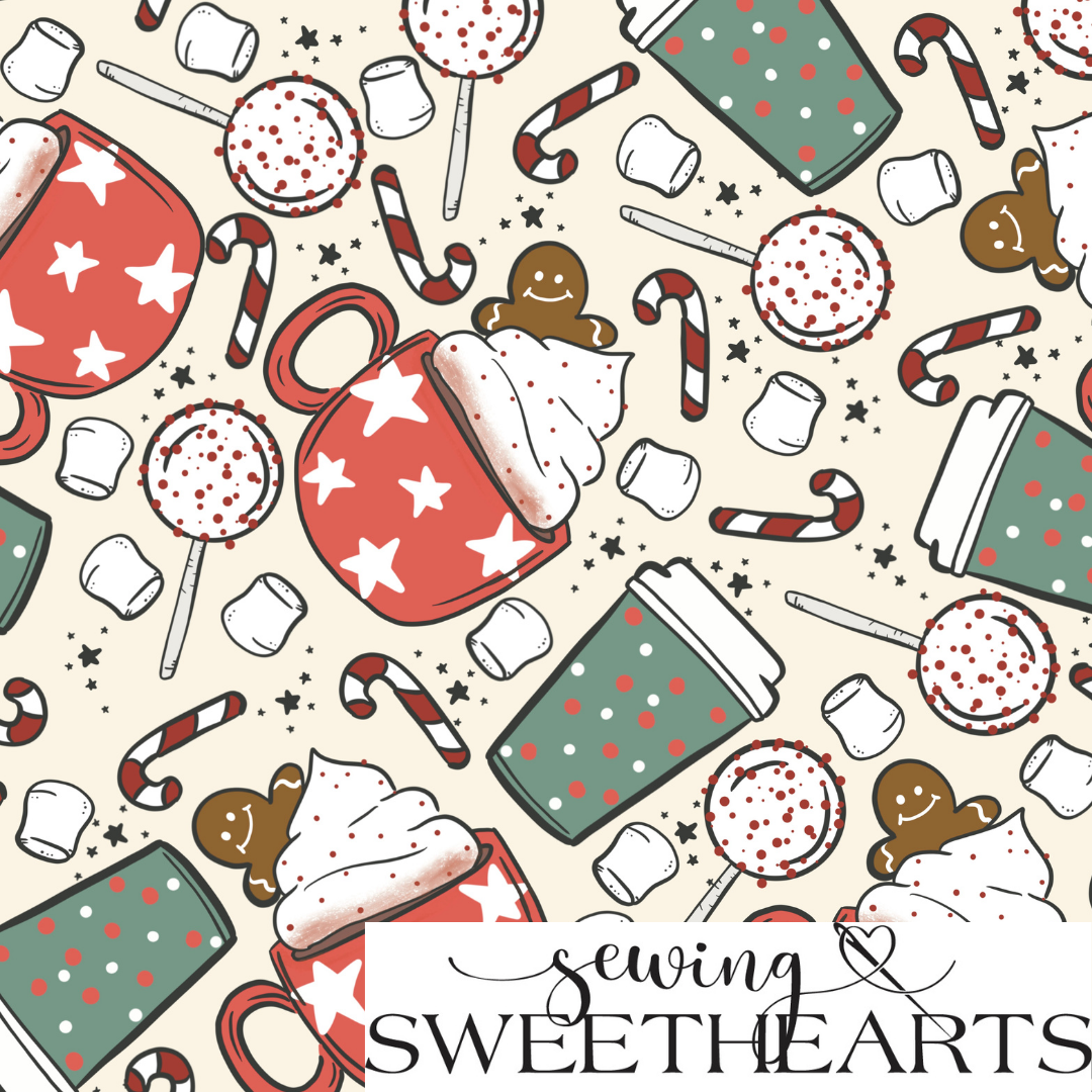 Christmas Cups Minky Blanket PREORDER (4 weeks before shipping