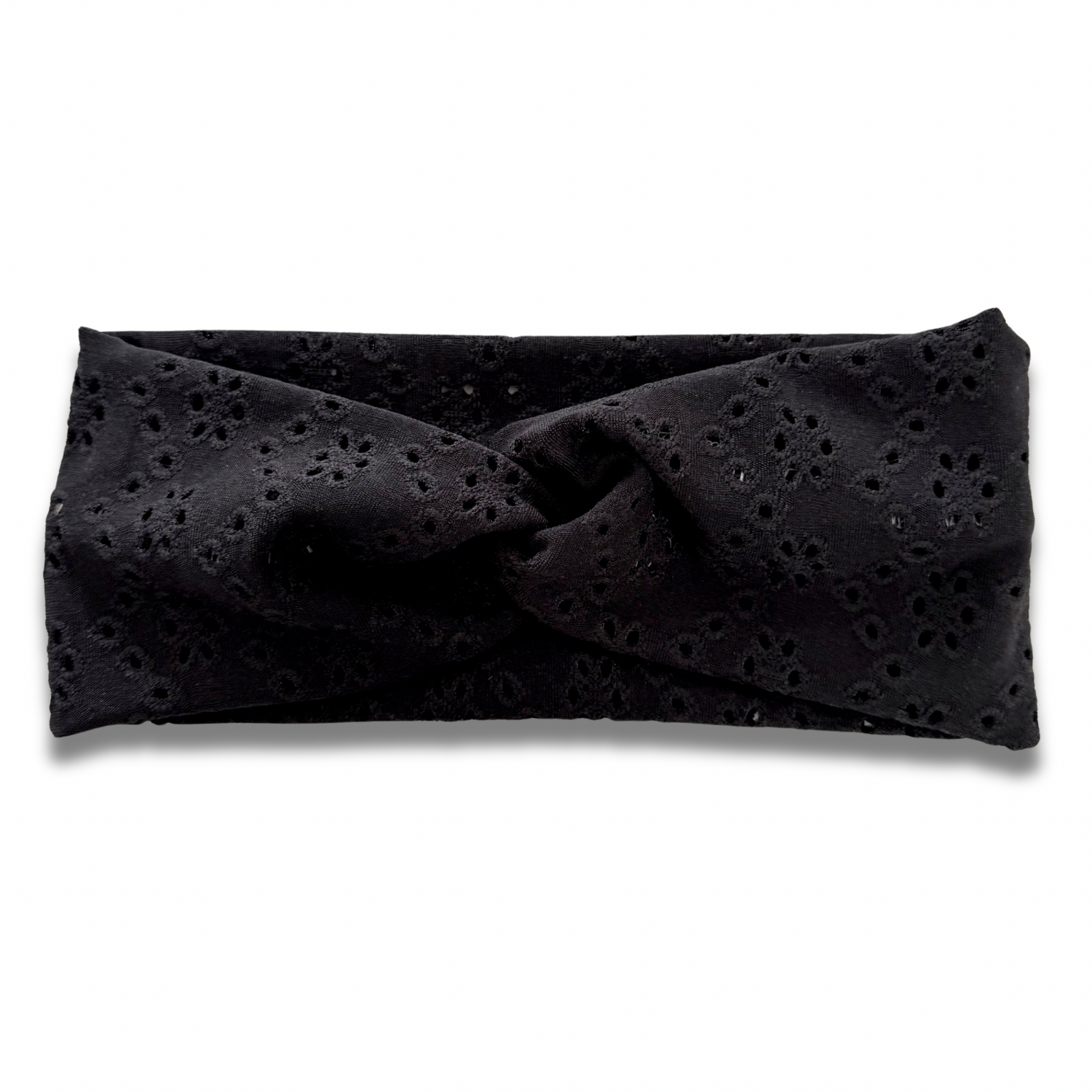 Black Eyelet Sweetheart Headband Sewing Sweethearts