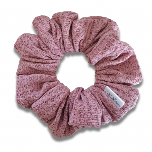 Rose Waffle Knit Scrunchie  Sewing Sweethearts   