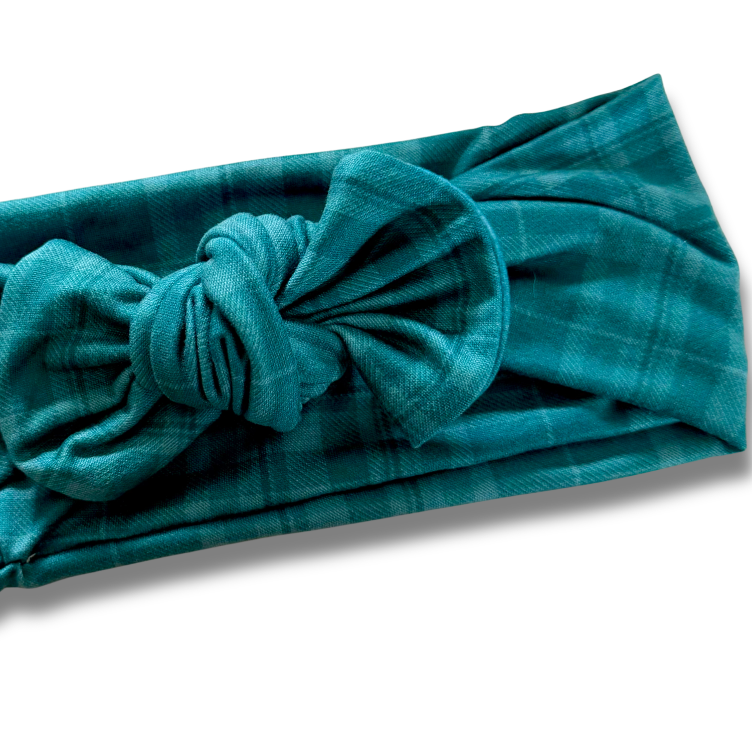 Emerald Plaid Sweetie Headband Sewing Sweethearts