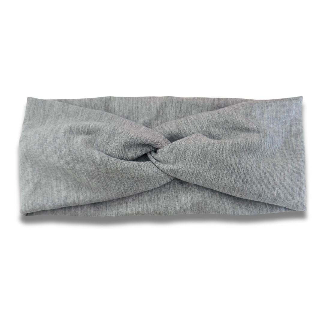 Heather Grey Bamboo Fleece Ear Warmer Sewing Sweethearts