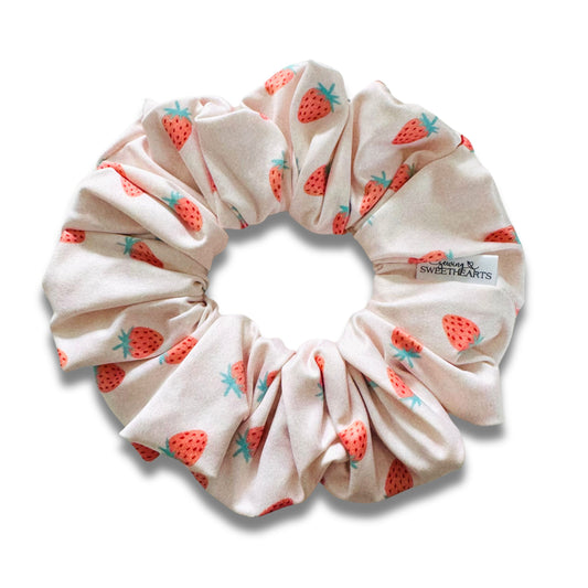 Strawberries Scrunchie  Sewing Sweethearts   