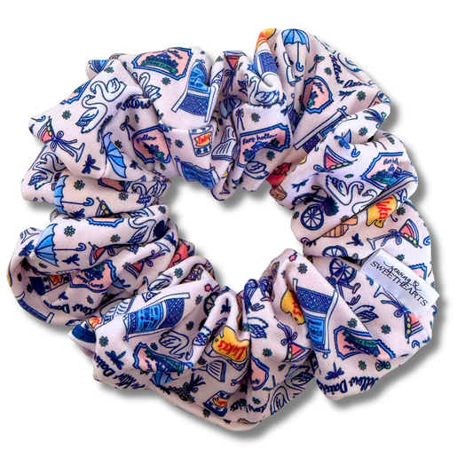 GG 1000 Yellow Daisies Scrunchie Sewing Sweethearts