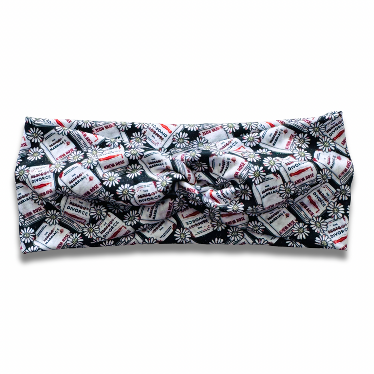 Marriage & Divorce Sweetheart Headband (or removable tie option) Sewing Sweethearts Sweetheart