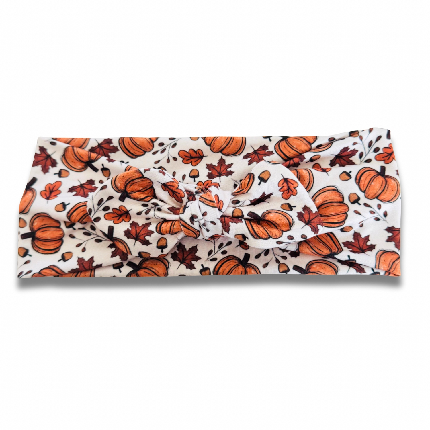 Autumn Harvest Sweetheart Headband (or removable tie option) Sewing Sweethearts Sweetheart with Removable Tie