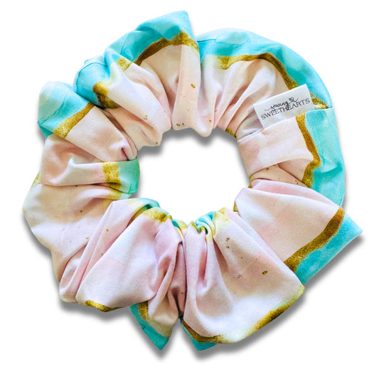 Blush Shoreline Scrunchie Sewing Sweethearts