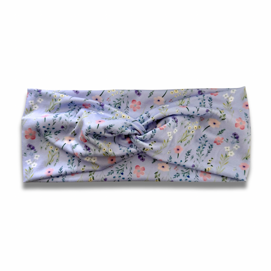 Lavender Fields Sweetheart Headband (or removable tie option) Sewing Sweethearts Sweetheart