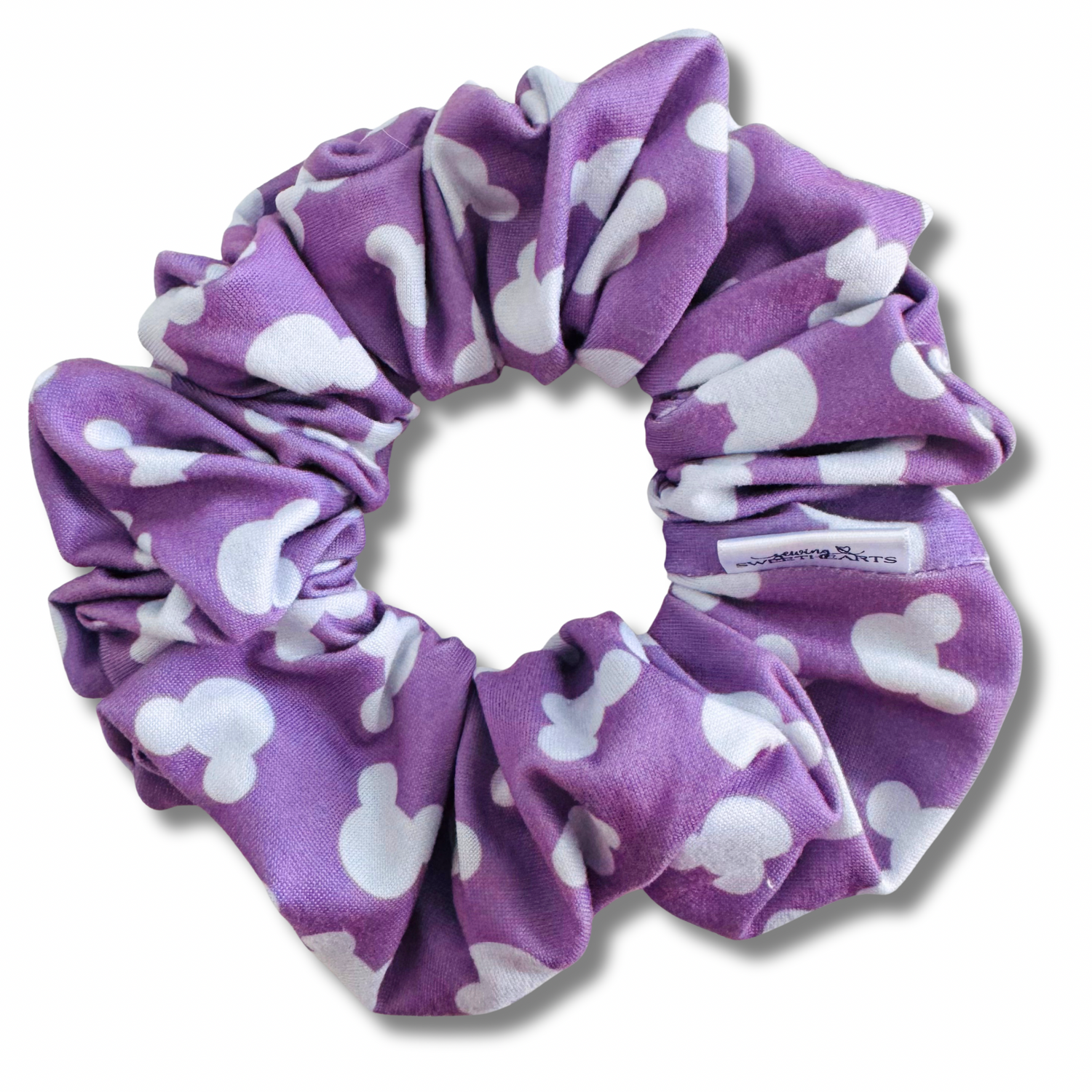 Purple Mouse Scrunchie Sewing Sweethearts
