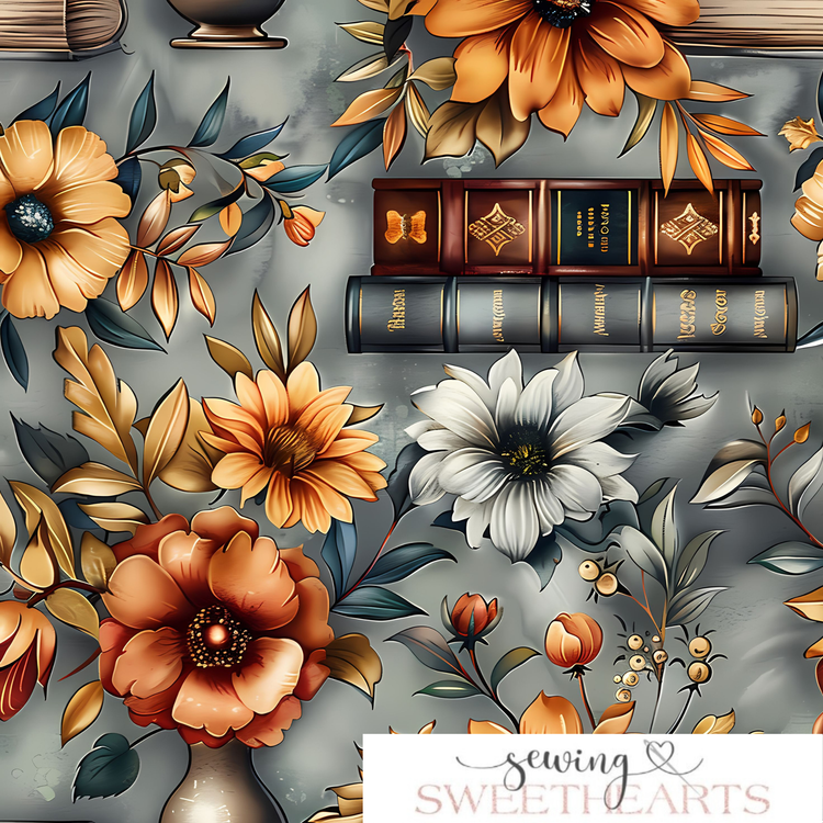 Books & Sunflowers Minky Blanket PREORDER (~4 weeks before shipping)