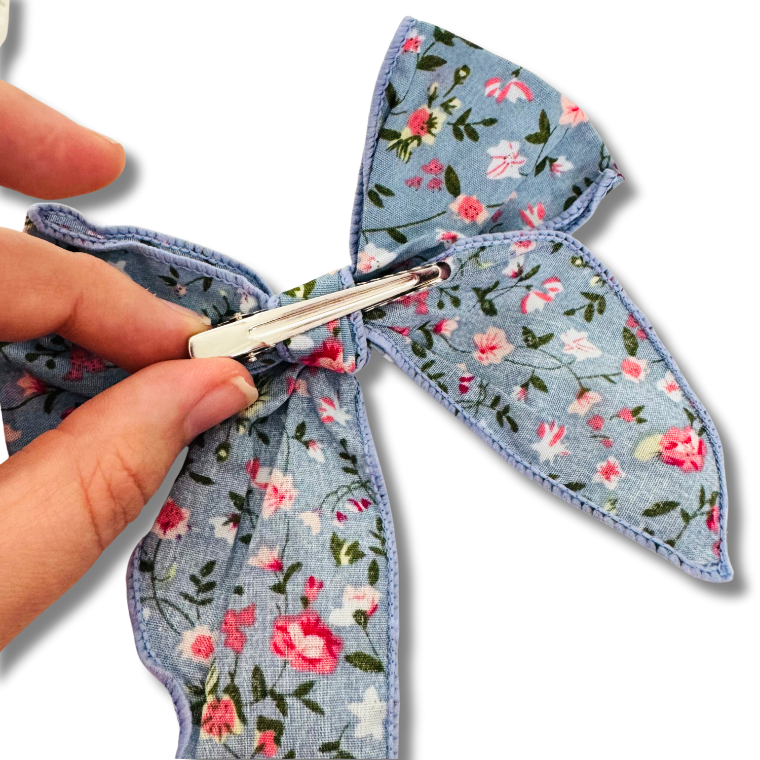 Pink Dots Fable Bow Clip Sewing Sweethearts
