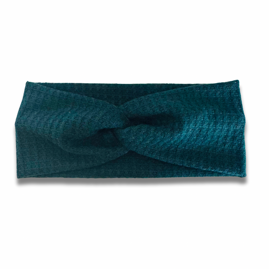 Forest Green Waffle Knit Sweetheart (or removable tie option) Sewing Sweethearts Sweetheart