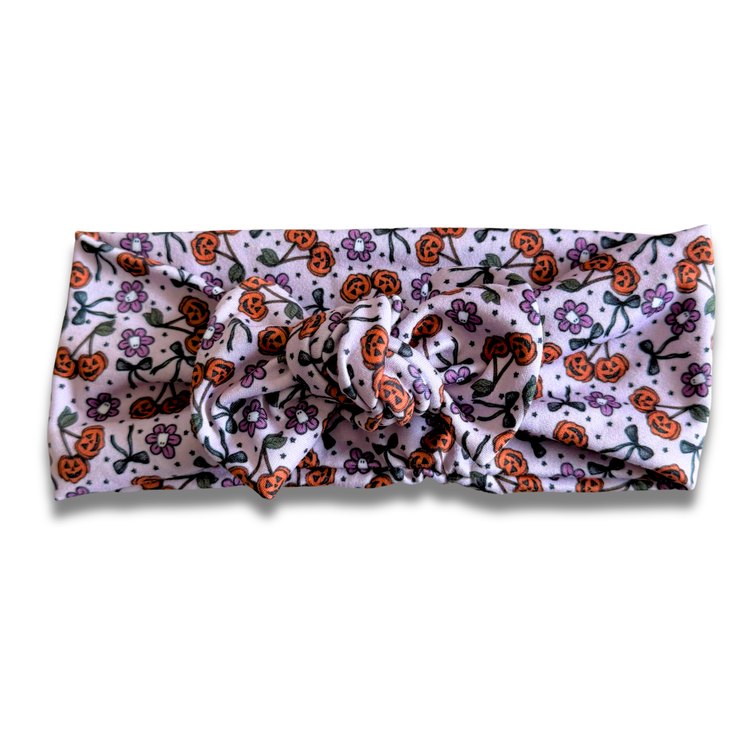 Pumpkin Cherries Sweetie Headband
