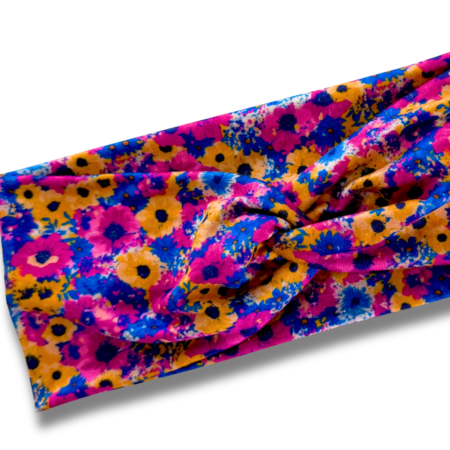 Bright Blooms Sweetheart Headband (or removable tie option) Sewing Sweethearts