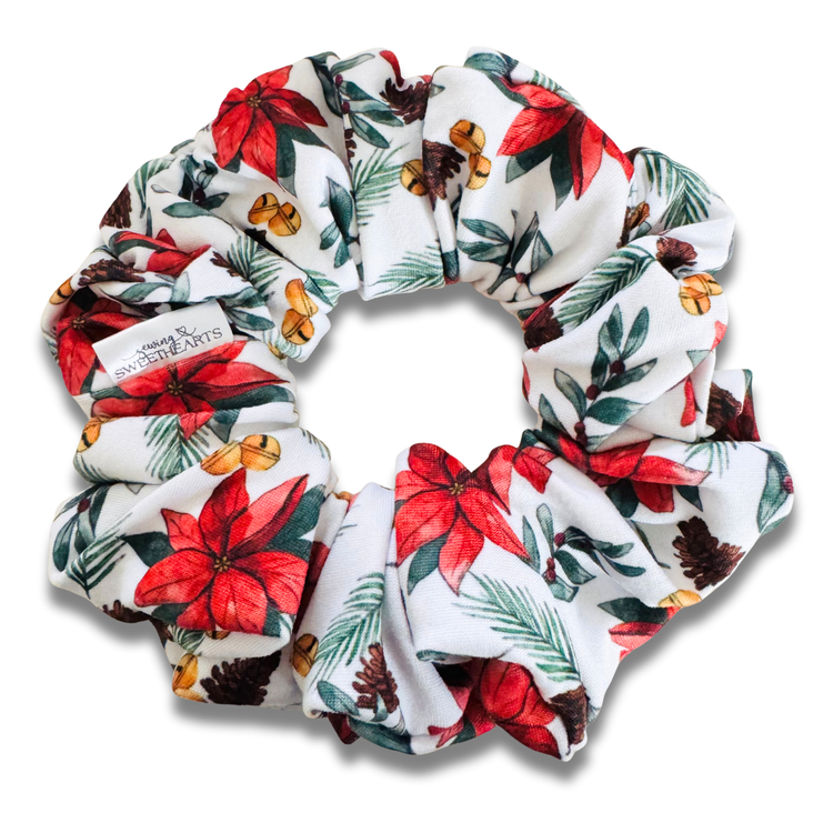 Poinsettias Scrunchie