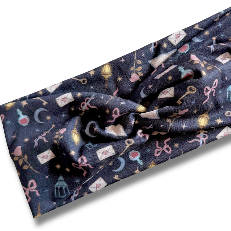 Romantasy Reading Sweetheart Headband (or removable tie option) Sewing Sweethearts