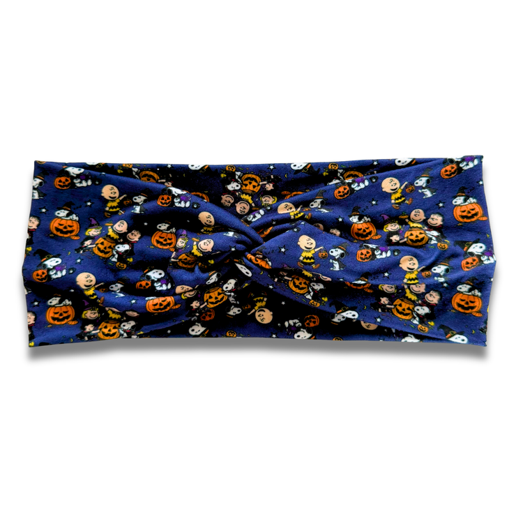 Peanuts Halloweeen Sweetheart Headband (or removable tie option) Sewing Sweethearts Sweetheart