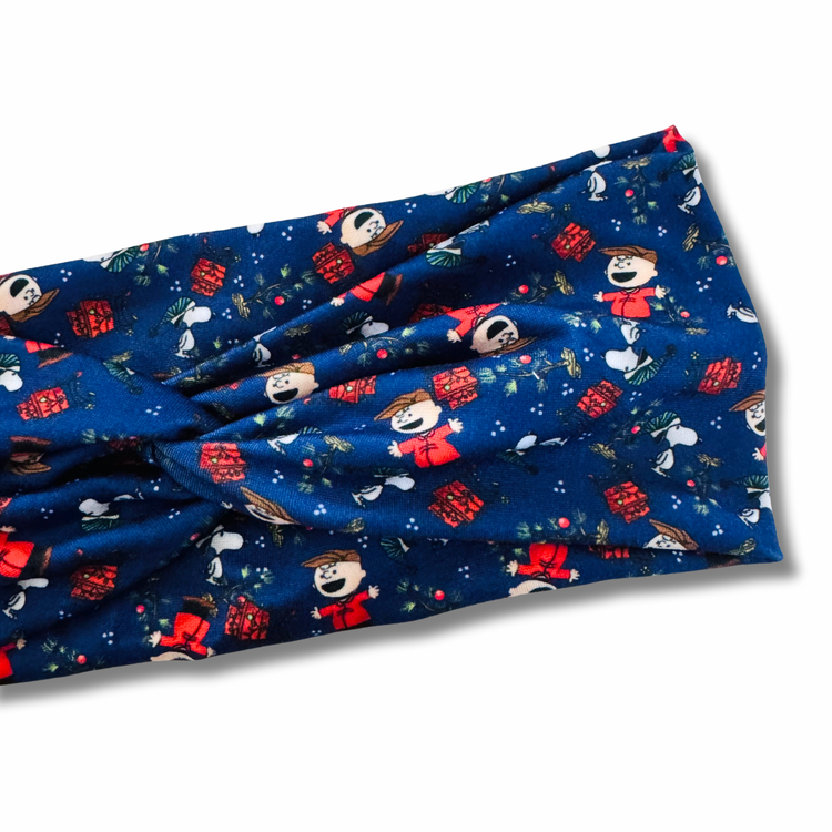 Peanuts Christmas Sweetheart Headband (or removable tie option)