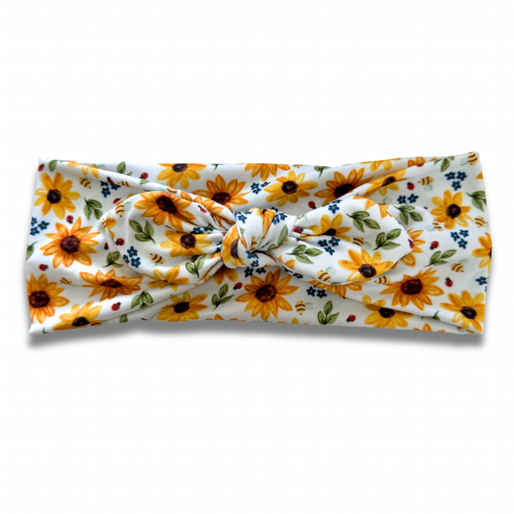 Sunny Meadow Friends Sweetheart Headband (or removable tie option) Sewing Sweethearts Sweetheart with Removable Tie