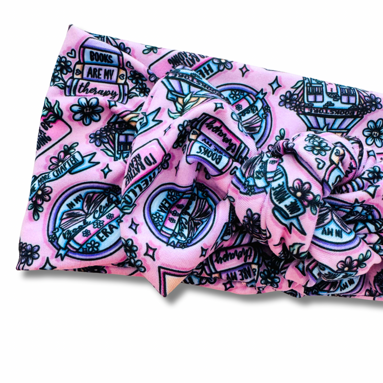 Books Are My Therapy Sweetie Headband Sewing Sweethearts
