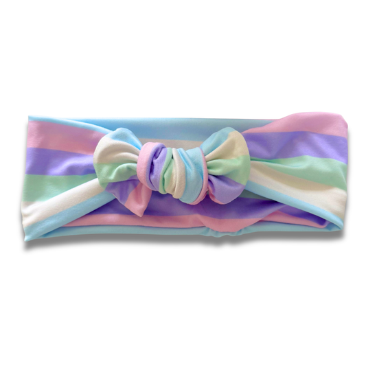 Pastel Stripes Sweetie Headband Sewing Sweethearts