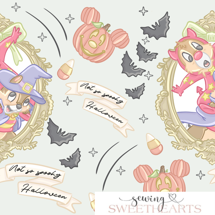 Halloween Chipmunks Minky Blanket PREORDER (~4 weeks before shipping)