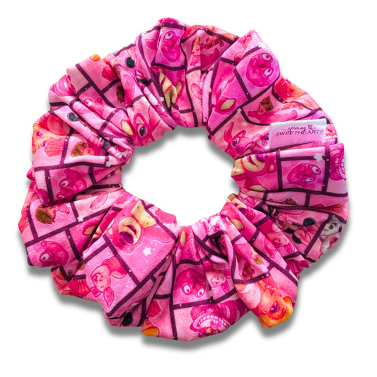 Characters in Pink Scrunchie Sewing Sweethearts